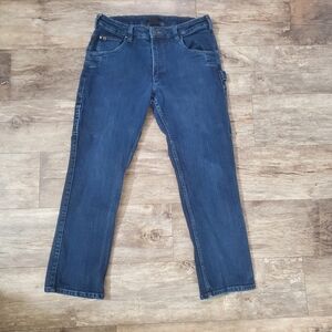 Noble Jeans Mens Athletic 34x30 Dark Wash Multi Pocket